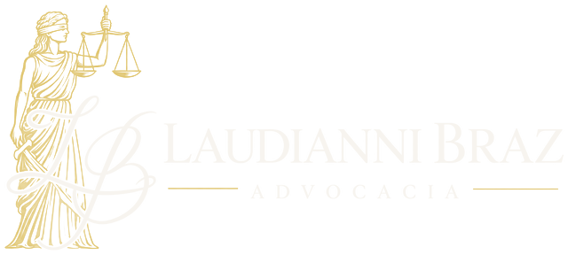 Logotipo Laudianni Braz Advocacia em versão clara